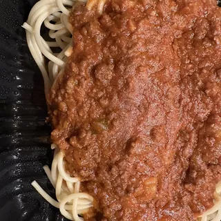 Spaghetti with Garlic Bread