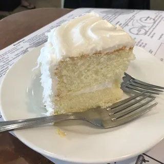 Slice of Haupia Cake