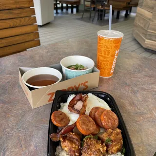 Korean Fried Chicken Breakfast