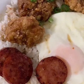 Korean Fried Chicken Breakfast