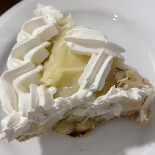 Slice of Banana Cream Pie