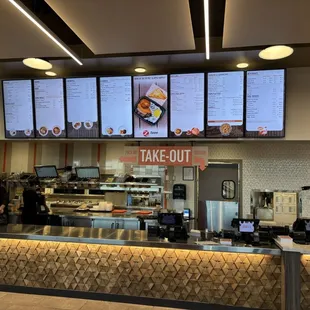 Zippy's front counter