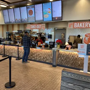 You can order to go as well