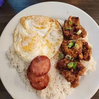Korean Fried Chicken Breakfast
