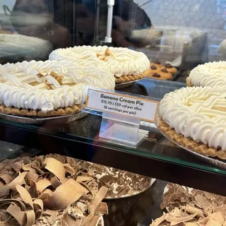 Slice of Banana Cream Pie