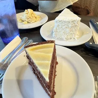 Slice of Haupia Cake