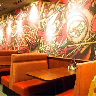 burritos and wraps, interior