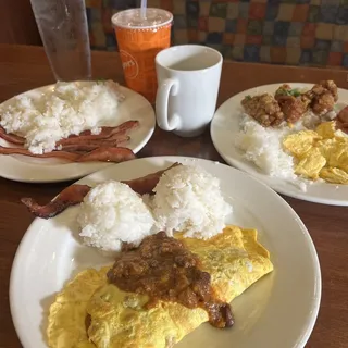 Korean Fried Chicken Breakfast