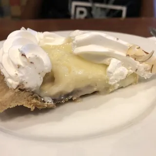 Slice of Banana Cream Pie