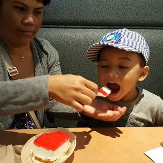 Strawberry Gelatin Cream Cheese Square