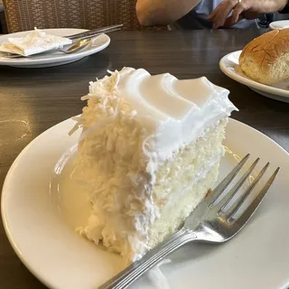 Slice of Haupia Cake