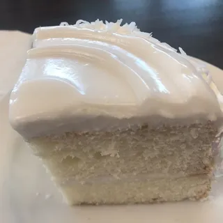 Slice of Haupia Cake