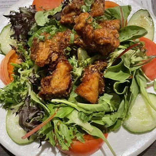Korean Fried Chicken Salad