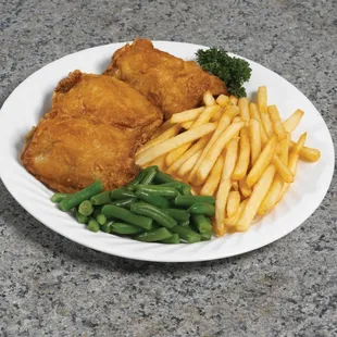 chicken wings and fried chicken, food