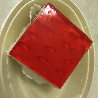 Strawberry Gelatin Cream Cheese Square