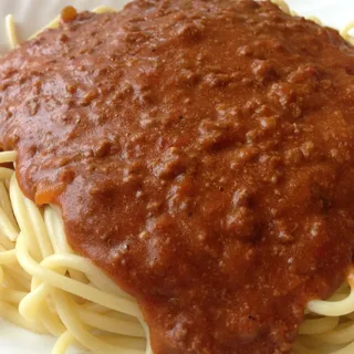 Spaghetti with Garlic Bread