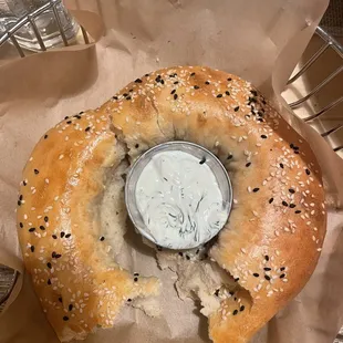 food, bagel, bagels