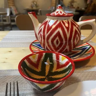 Hot black tea