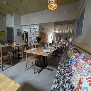 interior, sushi and sashimi