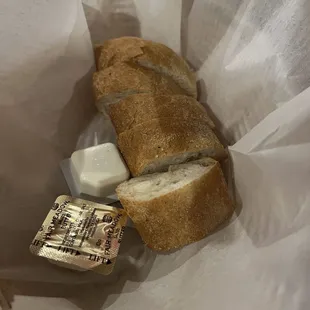 Teeny tiny bread slices