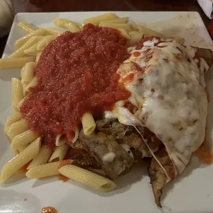 Chicken &amp; eggplant parm