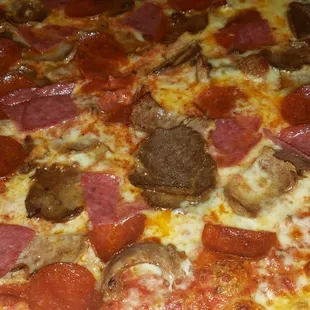 This meat lover's pizza is next level