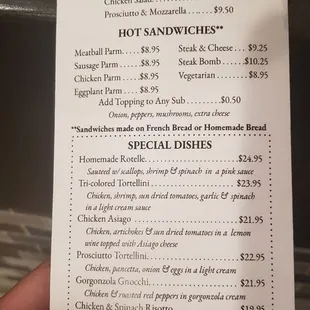 a hand holding a menu