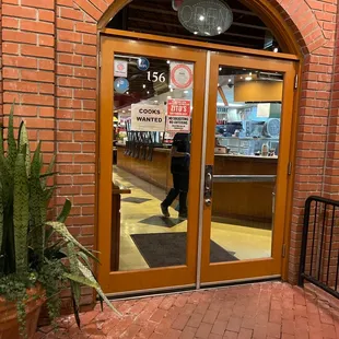 Closed early, door locked already