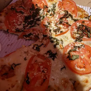 The Margarita pizza  at it's finest