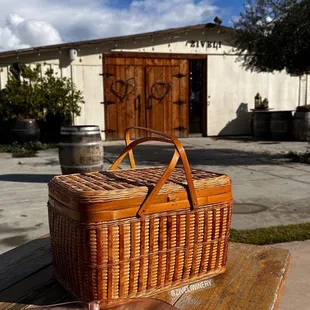 Took our own picnic to Ziveli for wine tasting