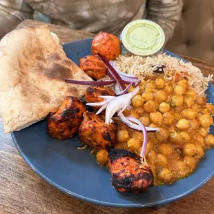 Chicken &amp; Chicken Kabob Combo