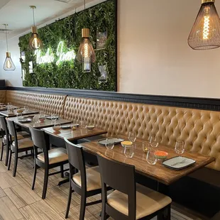 interior, sushi and sashimi