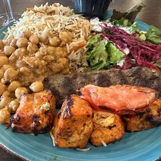Kofta & Chicken Kabob Combo
