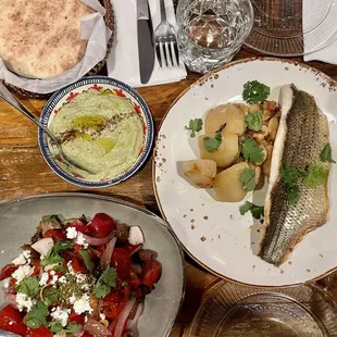 CRAZY BABA STREIPPED BASS SHAWARMA