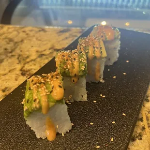 Spring roll sushi roll