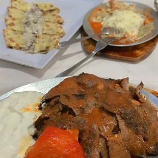 Doner Iskender Kebab Platter