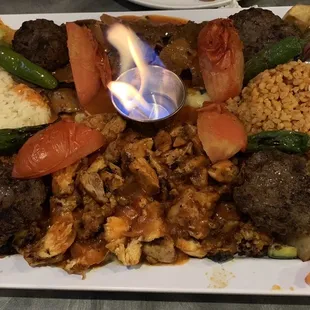 Beef Kebab Platter