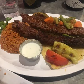 Adana Kebab Platter