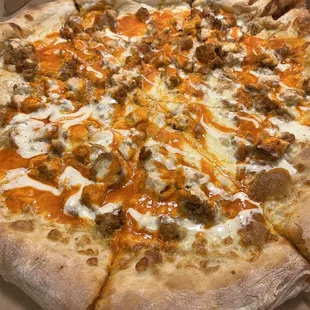 Buffalo chicken pizza
