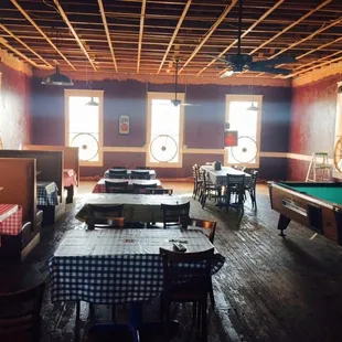 Upstairs dining room