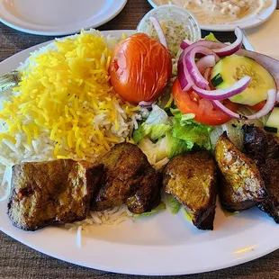 Filet kabob entree