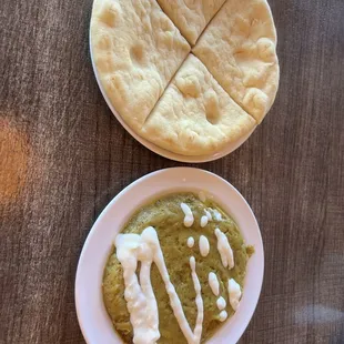 Eggplant and pita
