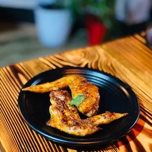 chicken wings and fried chicken, food