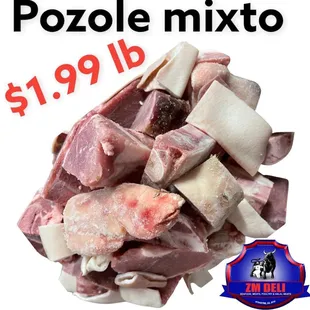 a picture of a pile of meat