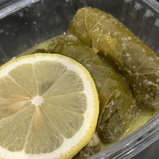Stuffed grape leaves