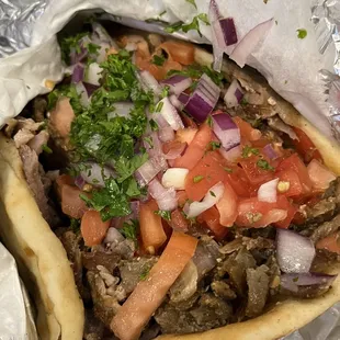 Pork gyro