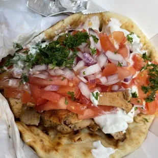 Chicken gyro