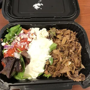 Pork rice bowl