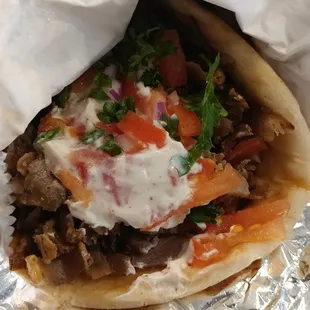 Original gyro at Zo Green