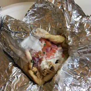 Chicken gyro to-go